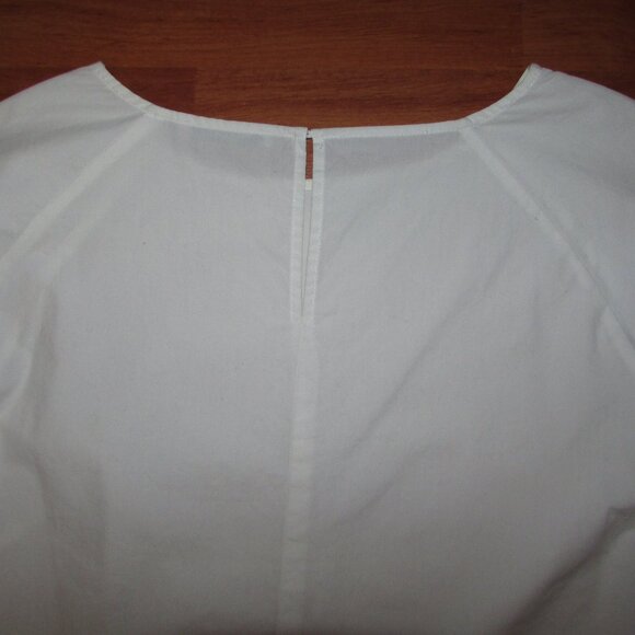 Aritzia Babaton White Niki Blouse - Sz Large - Picture 10 of 11